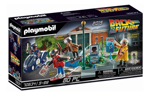 Playmobil 70634 Volver Al Futuro Persecucion En Hoverboard