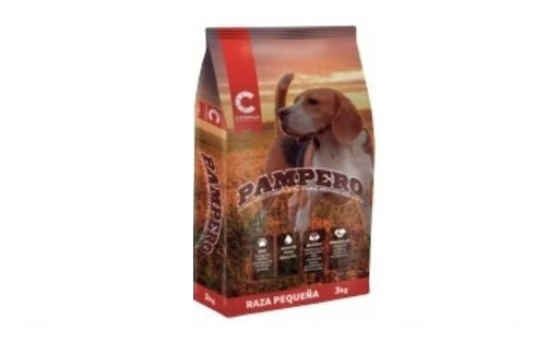 Alimento Para Perros Pampero Raza Pequeña 3kg(1 Saco)super