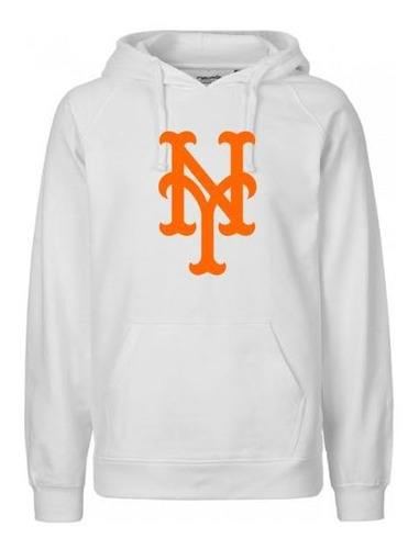 Sudadera Mets New York Hoodie Baseball Hombre Mujer