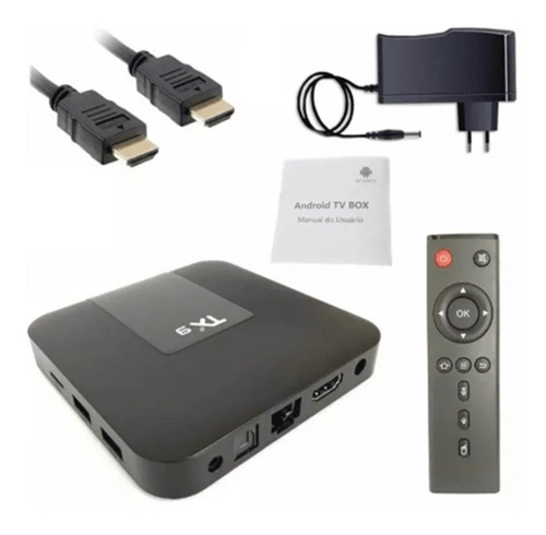 Smart Tv Box 4gb Ram 64gb Disco Android 10.0 Wifi 3d 4k Tx9