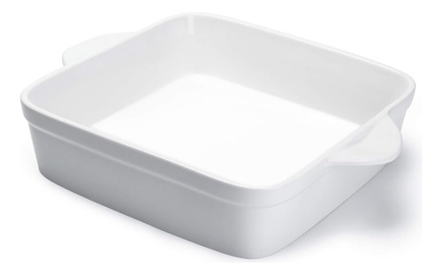 Plato Para Hornear Sweese Cuadrado De Porcelana, 20 X 20 Cm,