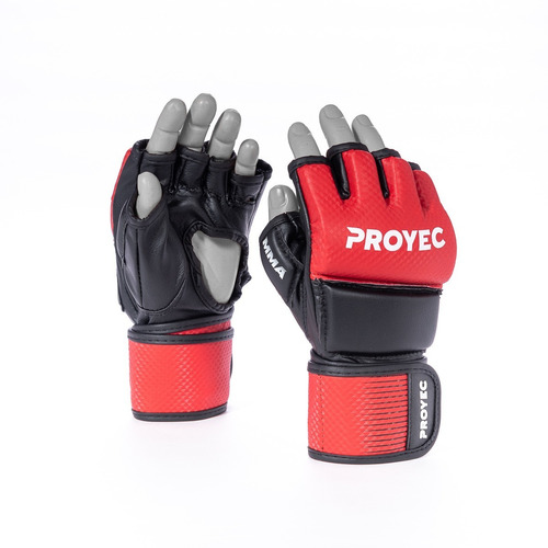 Guantes Mma Rojo Proyec Valetodo Poliuretano Proteccion