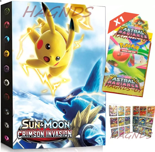 Album Cartas Pokémon Original Para 432 Cartas Nuevo