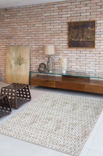 Tapete Dolce Skiny 1,40 M X 2,00 M Bege Jolitex