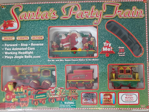 Tren De Navidad Eléctrico Santa Parte Train