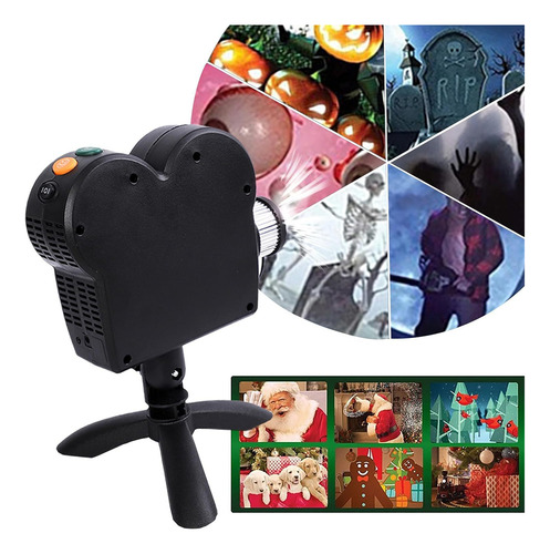 Mini Projetor De Home Theater Com Janela Para Halloween