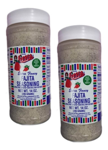 2x Fiesta Fajita Seasoning / Sazonador Para Fajita 