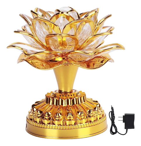 ~? Lámpara Budista, 110-240v Us Plug Buddha Lotus Light Led 