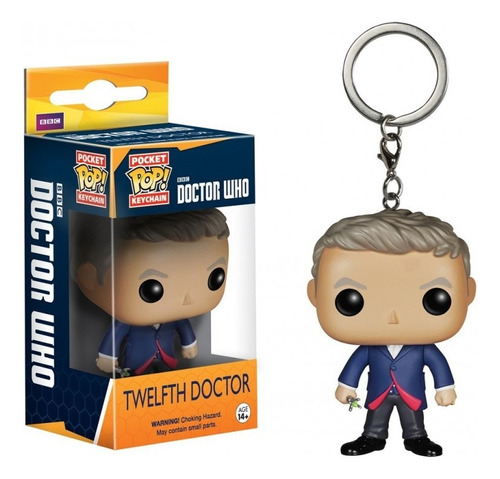 Funko Pop Doctor Who Twelfth Doctor Llavero¡ Nuevo En Stock!