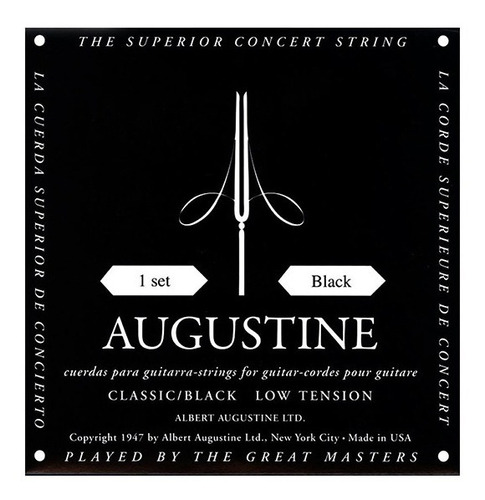 Cuerdas Augustine Para Guitarra Criolla Clasica Baja Tension