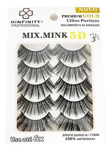  Cílios Postiços Hinfinity Professional Mix Mind 5d