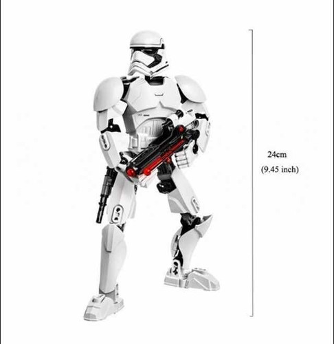 Figura Starwars Storm Trooper Armable Lego Compatible