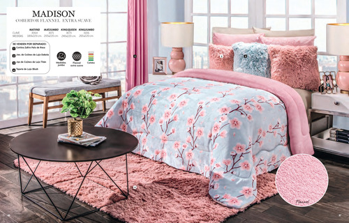 Cobertor Flannel Extra Suave Madison King/jumbo Intima Hogar