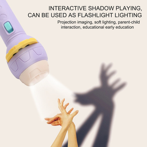 Proyector Infantil Con Linterna De Carrete Con
