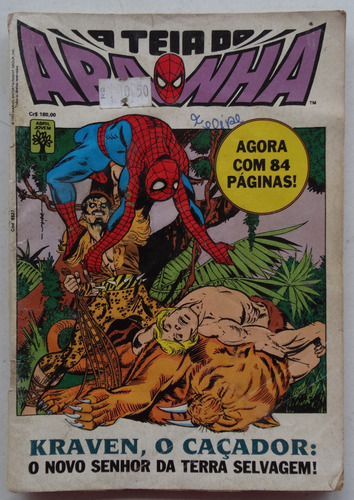 A Teia Do Aranha Nº 18! Editora Abril Mar 1991 (Usado)