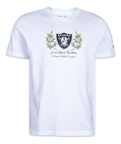 Camiseta New Era Las Vegas Raiders Nfl Rooted Nature Branco