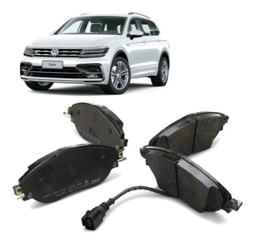 Imagem 2 de 5 de Pastilha De Freio Dianteiro Tiguan Allspace 250 350 Tsi Vw