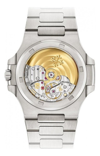 Relógio Patek Nautilus Automático Azul Base Eta Sem Caixa Prata Prata Azul-escuro (Recondicionado)