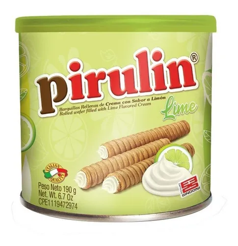 Pirulin Lime Lata /envase 190g