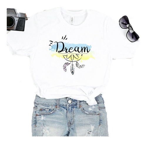 Remera Dama Mujer Hippie Chic Dreams Boho Atrapa Sueños #20