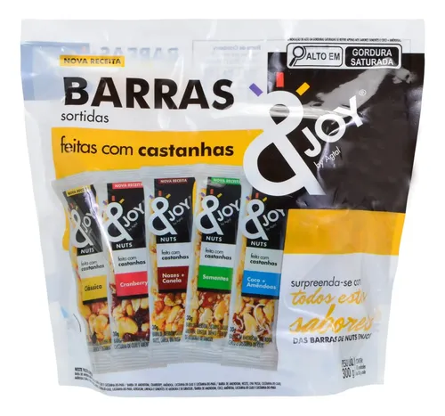 Barras De Nuts Enjoy 30g Multipack 10 Unidades | MercadoLivre