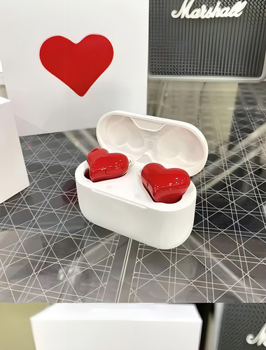 Auriculares Bluetooth TWS Heartbuds In-Ear Corazón Rojo