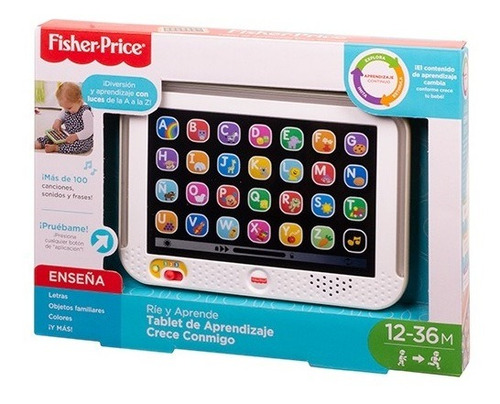 Tablet De Aprendizaje Fisher Price En Español Color Beige