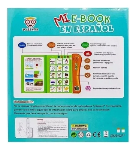 Libro Didactico De Aprendizaje Para Niños
