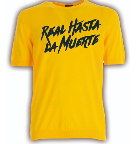 Remera Camiseta Amarilla Anuel Real Hasta La Muerte