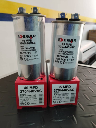  Capacitor Para Aire Acondicionado 30 35 40 45 Mfd 440v