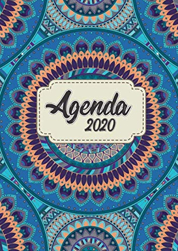 Agenda 2020: Tema Mandalas Agenda Mensual Y Semanal + Organi