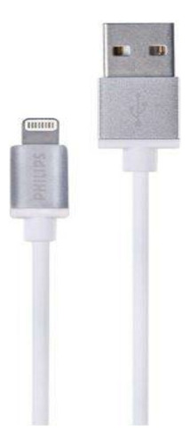 Cable Lightning Philips Dlc2508, Para iPhone, 1.2 Metros, Wh