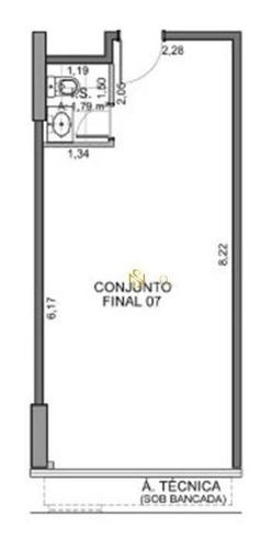 Sala À Venda, 31 M² Por R$ 335.153,00 - Pinheirinho - Curitiba/pr - Sa0091