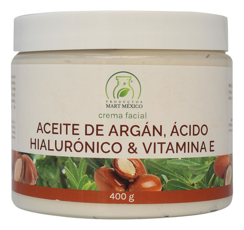 Crema Antiarrugas De Argán, Acido Hialurónico & Vitamina E