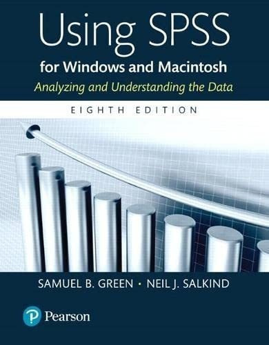 Using Spss For Windows And Macintosh, Books A La..., De Green, Samuel. Editorial Pearson En Inglés