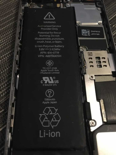 Batería Iphone 5s Original (Usado)