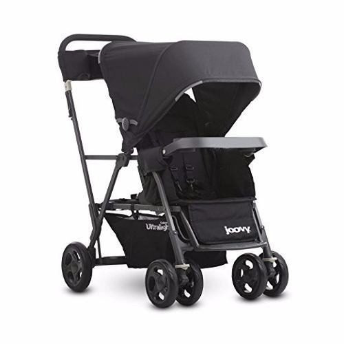 Coche Gemelos Asiento  Bebe, Joovy Caboose Ultralight Negro