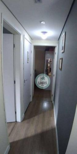Imagem 10 de 18 de Apartamento Bem Distribuído De 49m² Composto Por 2 Dormitórios, À Venda Por R$ 255.000,00 - Vila Homero Thon - Santo André/sp - Ap1742