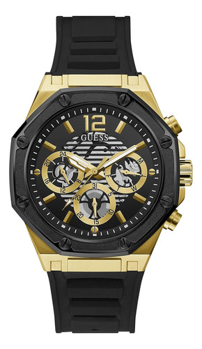 Reloj Guess Hombre Momentum Negro Gw0263g1