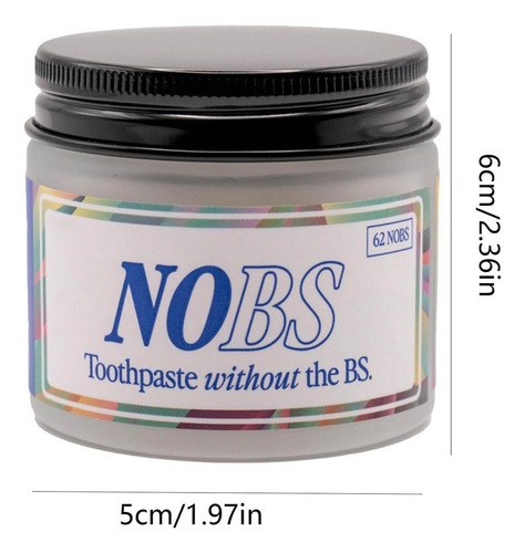 - Tabletas De Pasta De Dientes Masticables Nobs, Tabletas