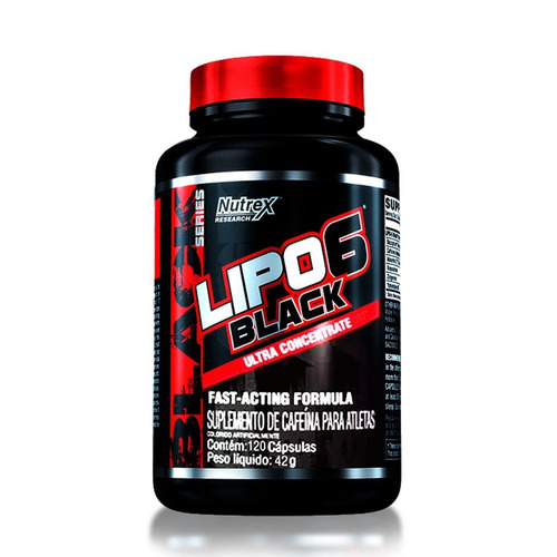 Lipo 6 Black Nutrex 120caps Termogênico Original