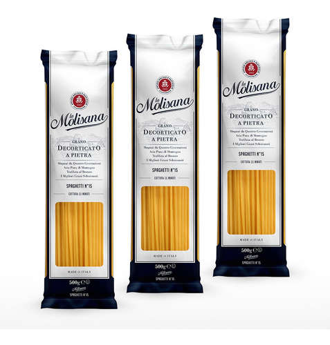 Pasta Spaghetti N15 La Molisana - 3 Unidades De 500g