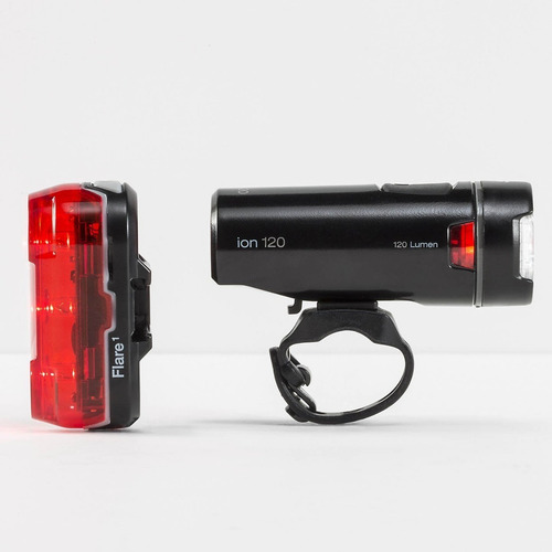 Imagen 2 de 3 de Juego Luces Bicicleta Del Y Tras Bontrager Ion 120 / Flare 1