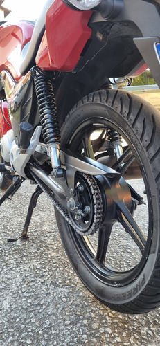 Moto Revisada, Com Pneus, Relação, Filtro E Vela Nova E Bau.