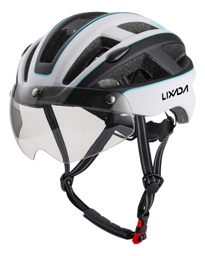 Casco Desmontable Con Luz De Seguridad Para Bicicleta De Mon