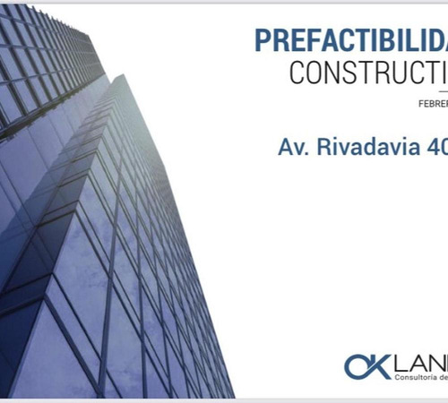 Terreno De 16 X 60 Mts. S/ Av. Rivadavia Almagro Premium. Almagro