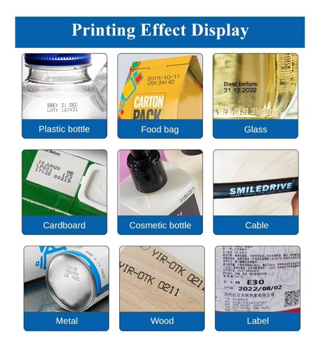 Codificadora Fechadora Manual Loteadora 25mm Inkjet Full Kit