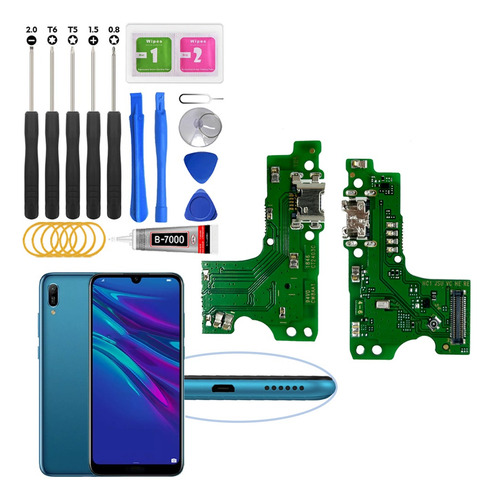 Centro De Carga Para Huawei Y6 2019 Mrd-lx3 Ic Carga Rápida