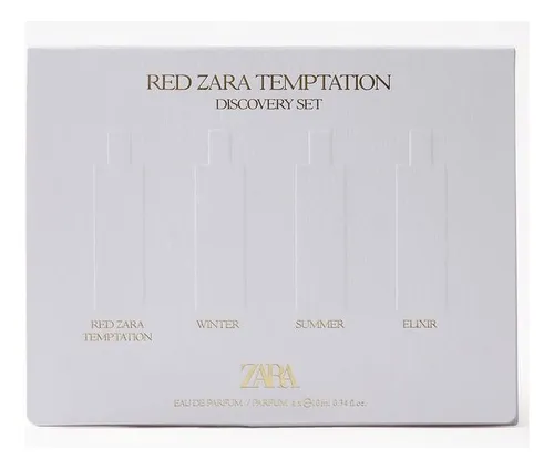 Discovery Set Red Temptation X4 Roll On 10ml C/u Zara