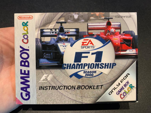 F1 Championship Season 2000 Game Boy Color Gbc (Usado)